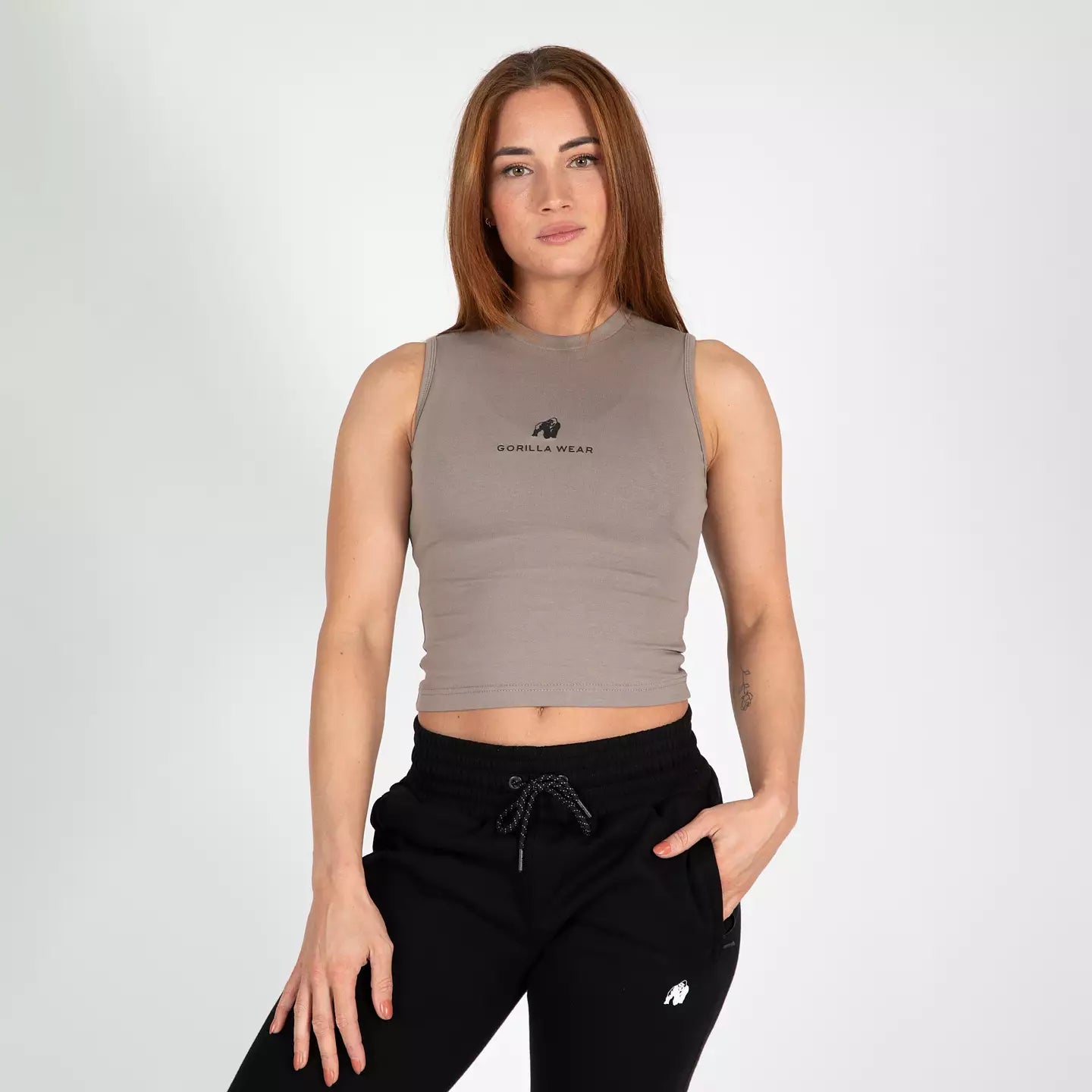 Gorilla Wear Livonia Crop Top, beige
