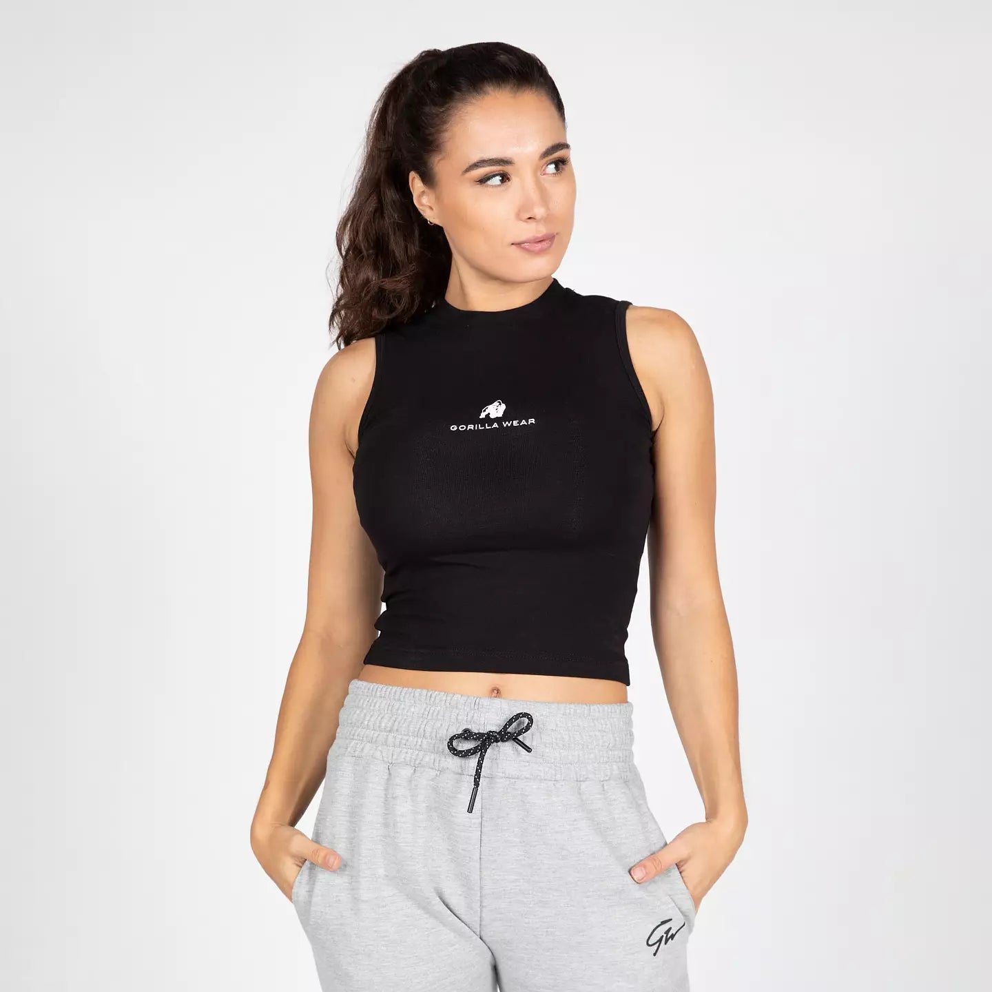Gorilla Wear Livonia Crop Top, black