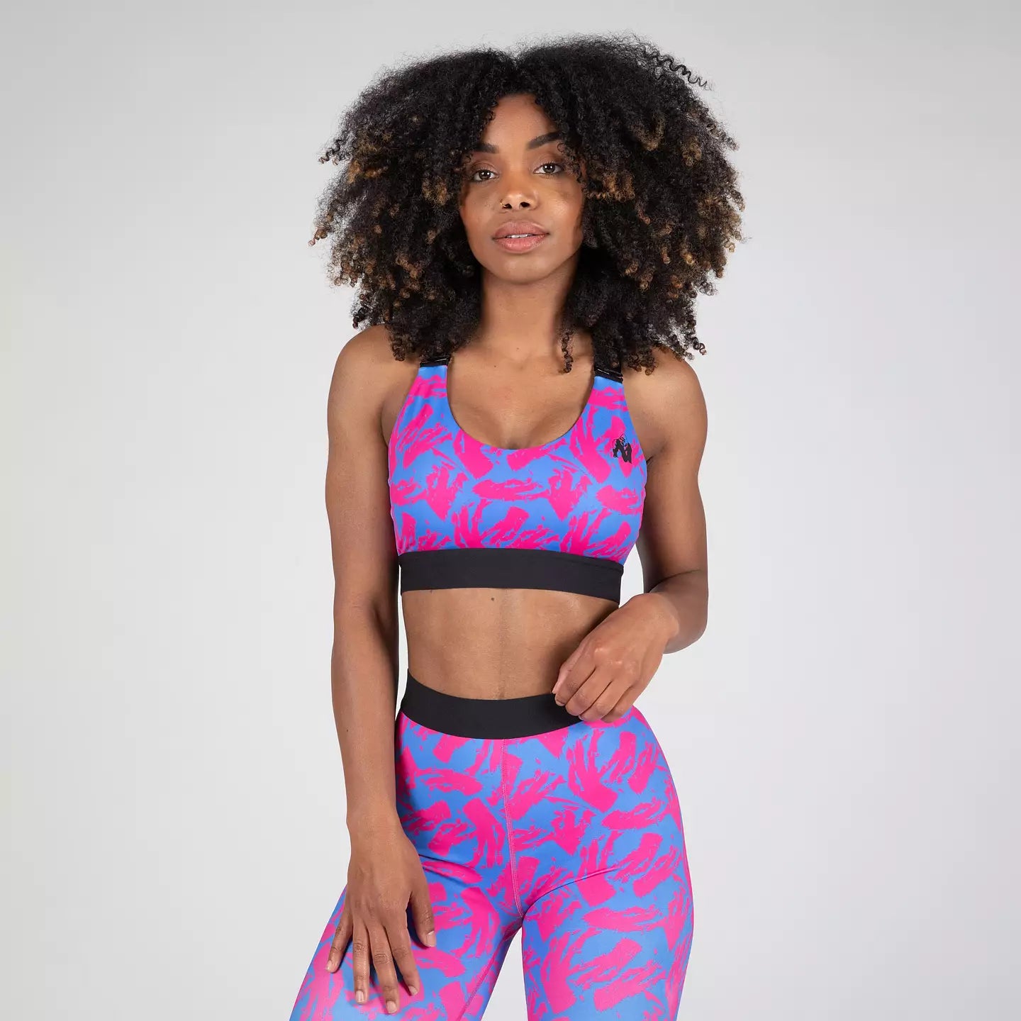 Gorilla Wear Colby Sports Bra, blue/pink