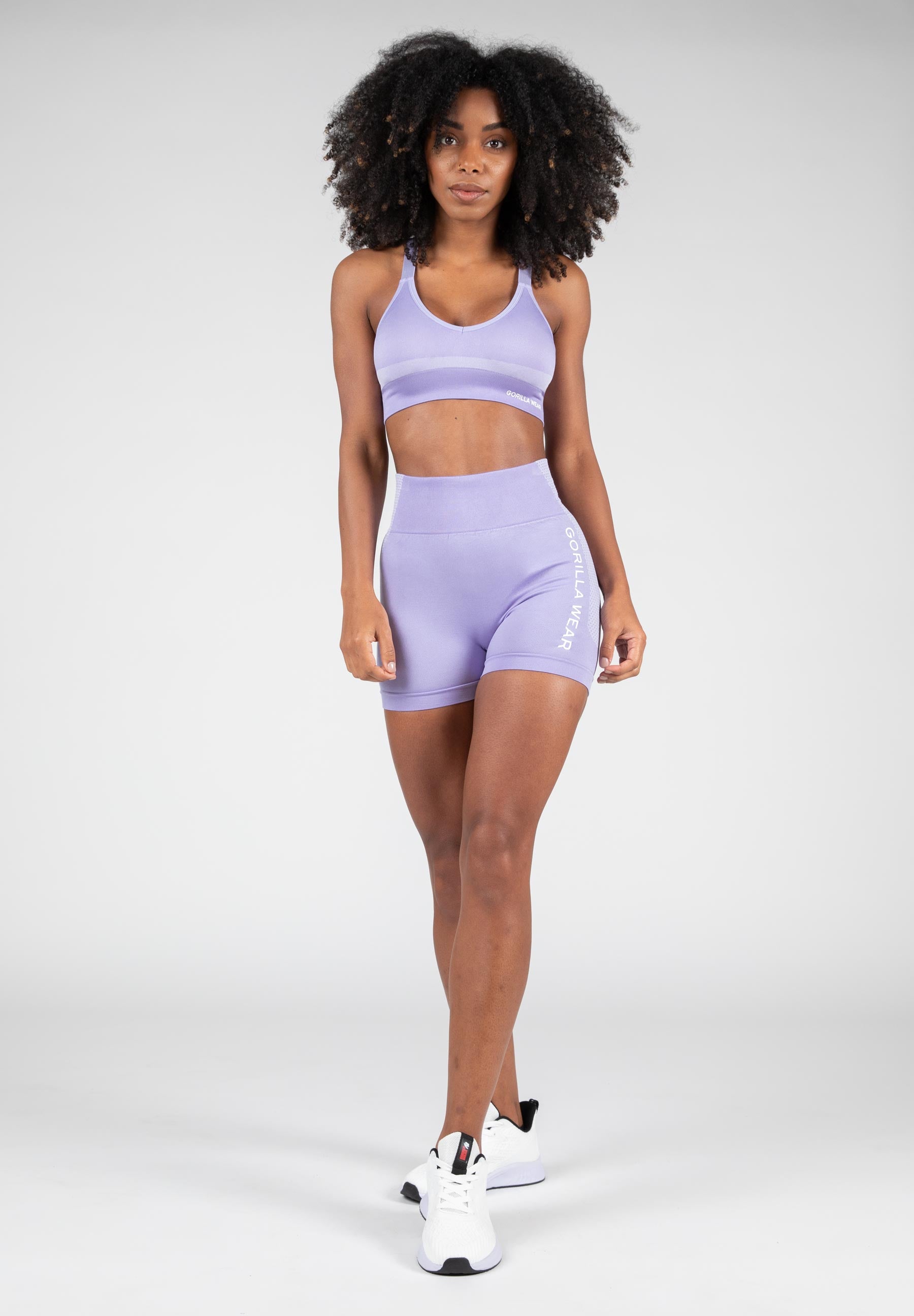 Gorilla Wear Selah Seamless Sports Bra, lilac