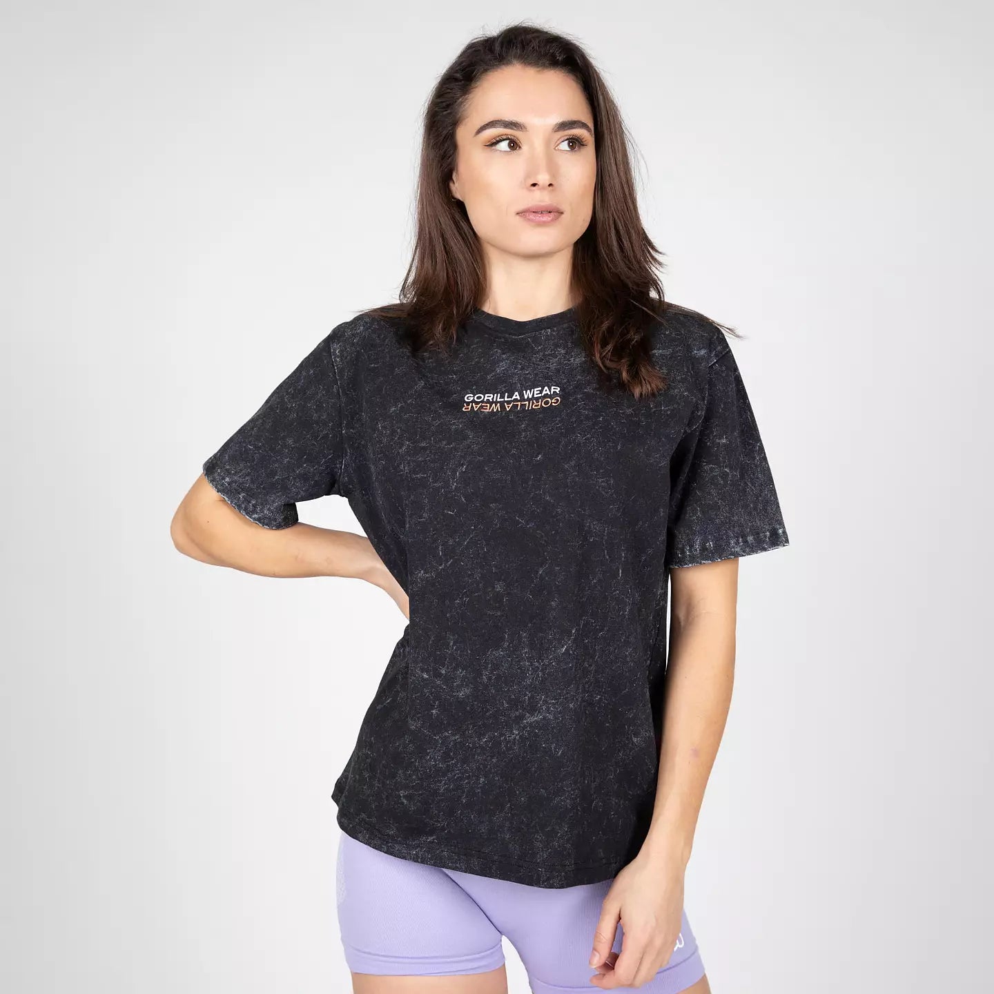 Gorilla Wear Medina Oversized T-Shirt, washed black