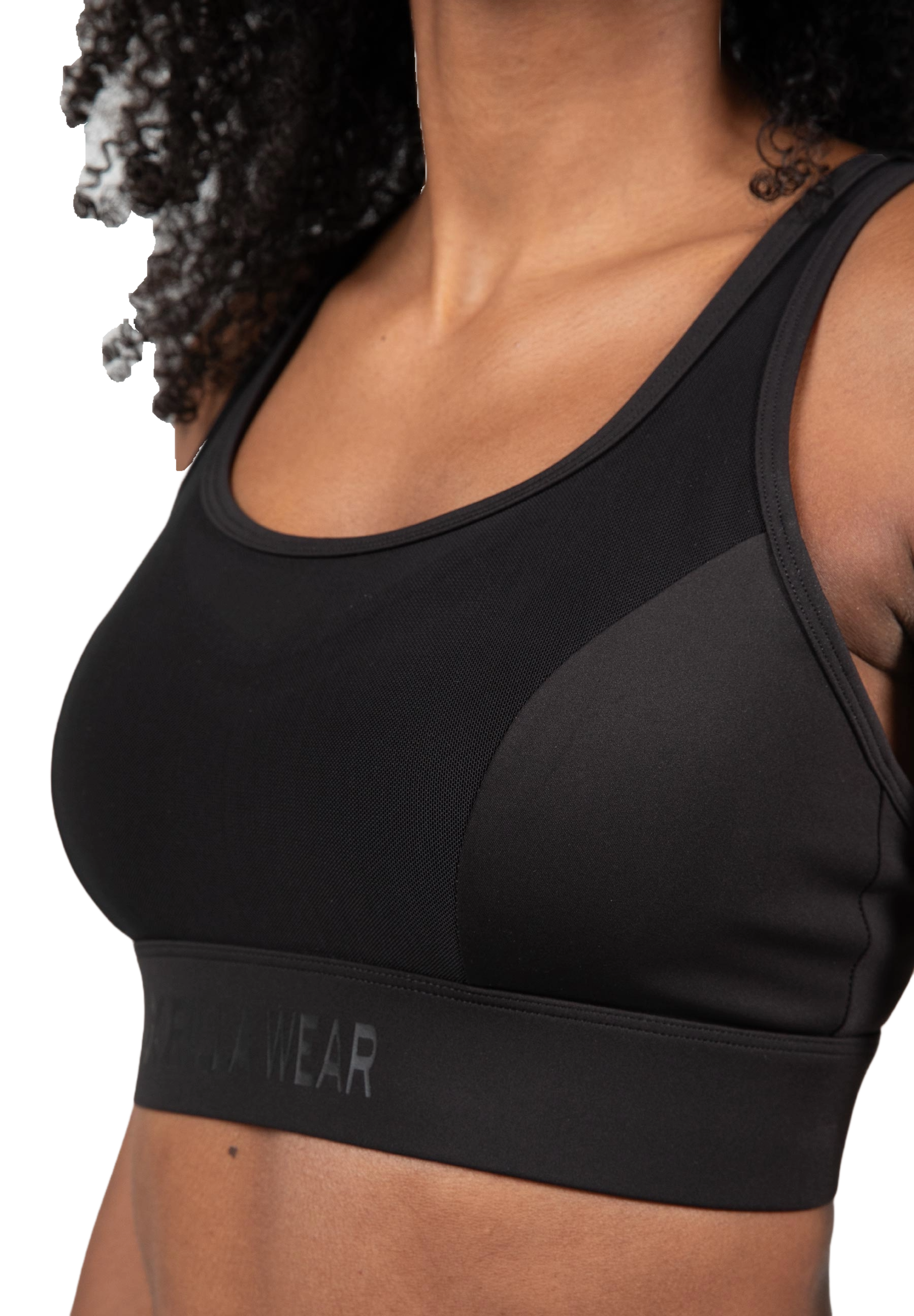 Gorilla Wear Riley High Support Sports Bra, black