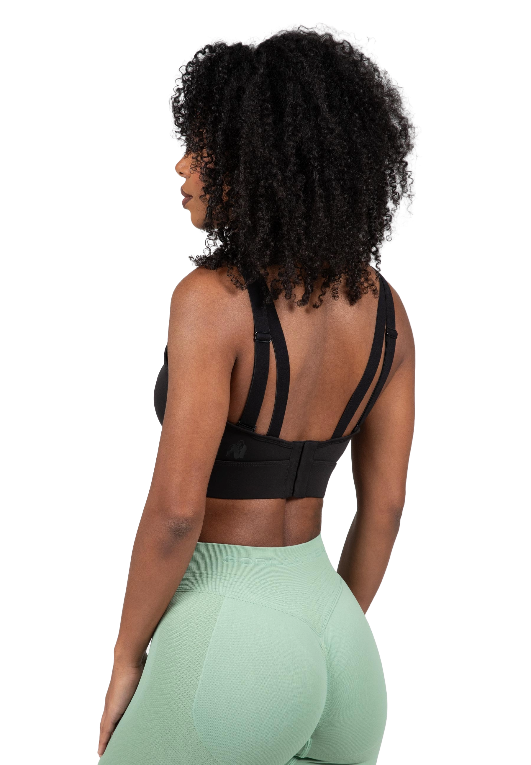 Gorilla Wear Riley High Support Sports Bra, black