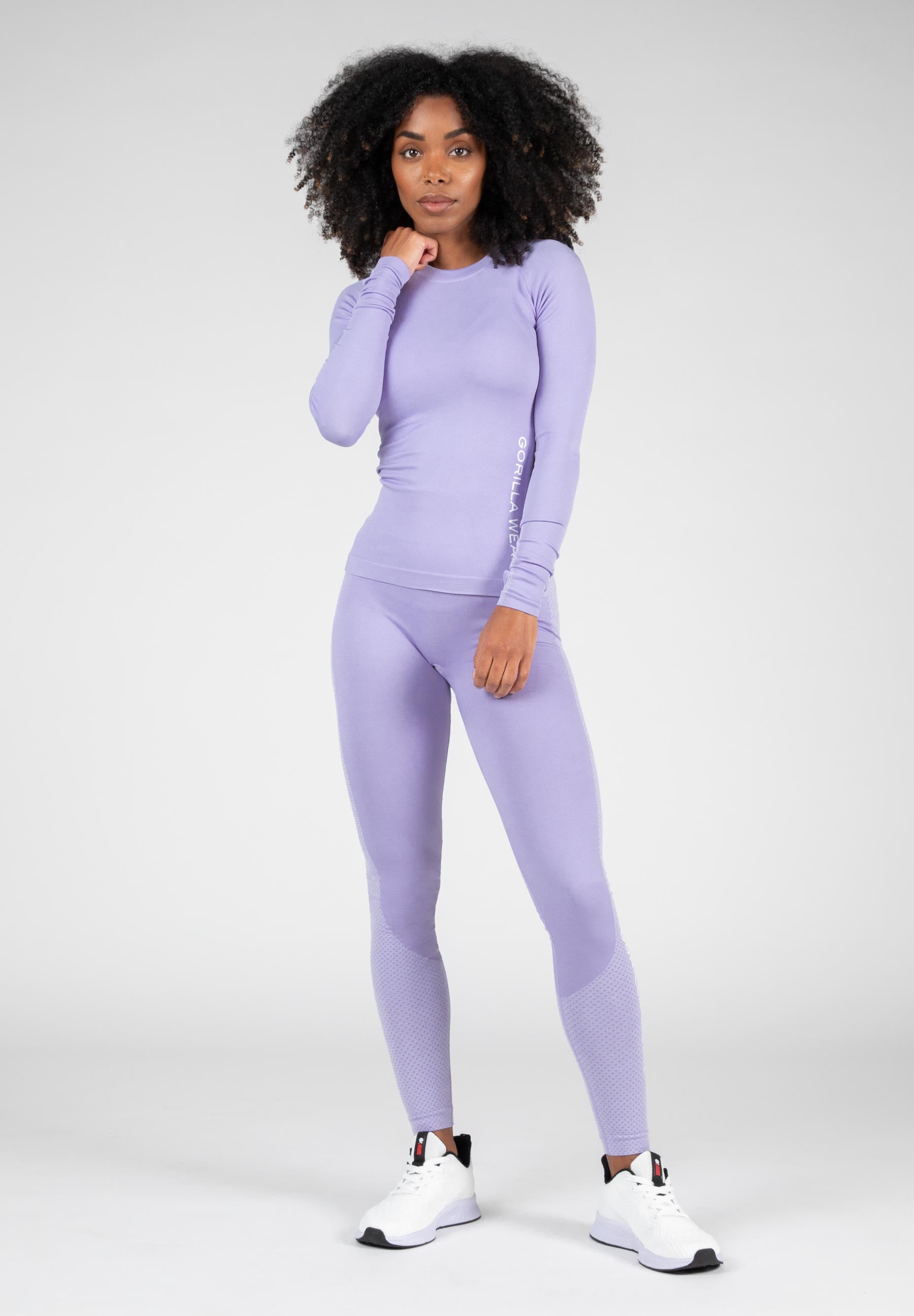 Gorilla Wear Selah Seamless Long Sleeve, lilac