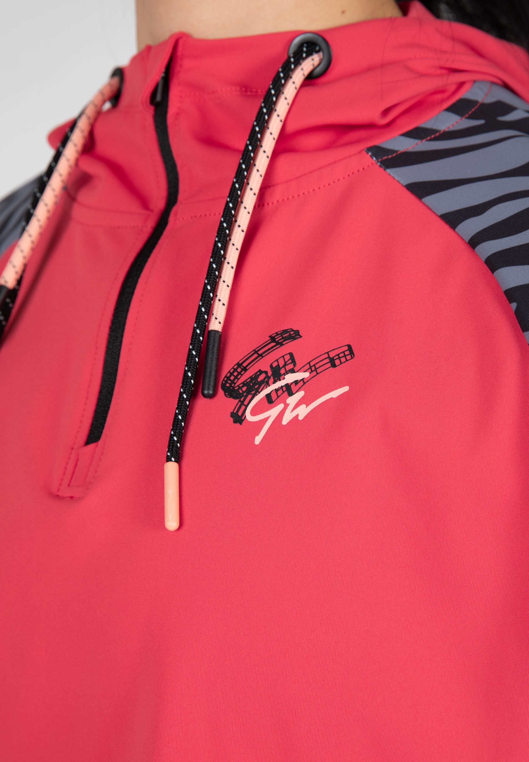 Gorilla Wear Zion Cropped Hoodie, red