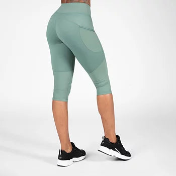 Gorilla Wear Monroe Cropped Leggings, army green
