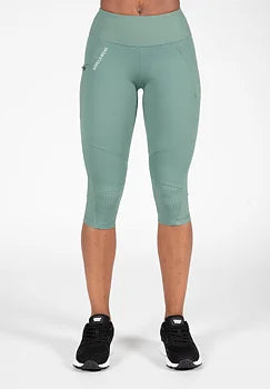Gorilla Wear Monroe Cropped Leggings, army green
