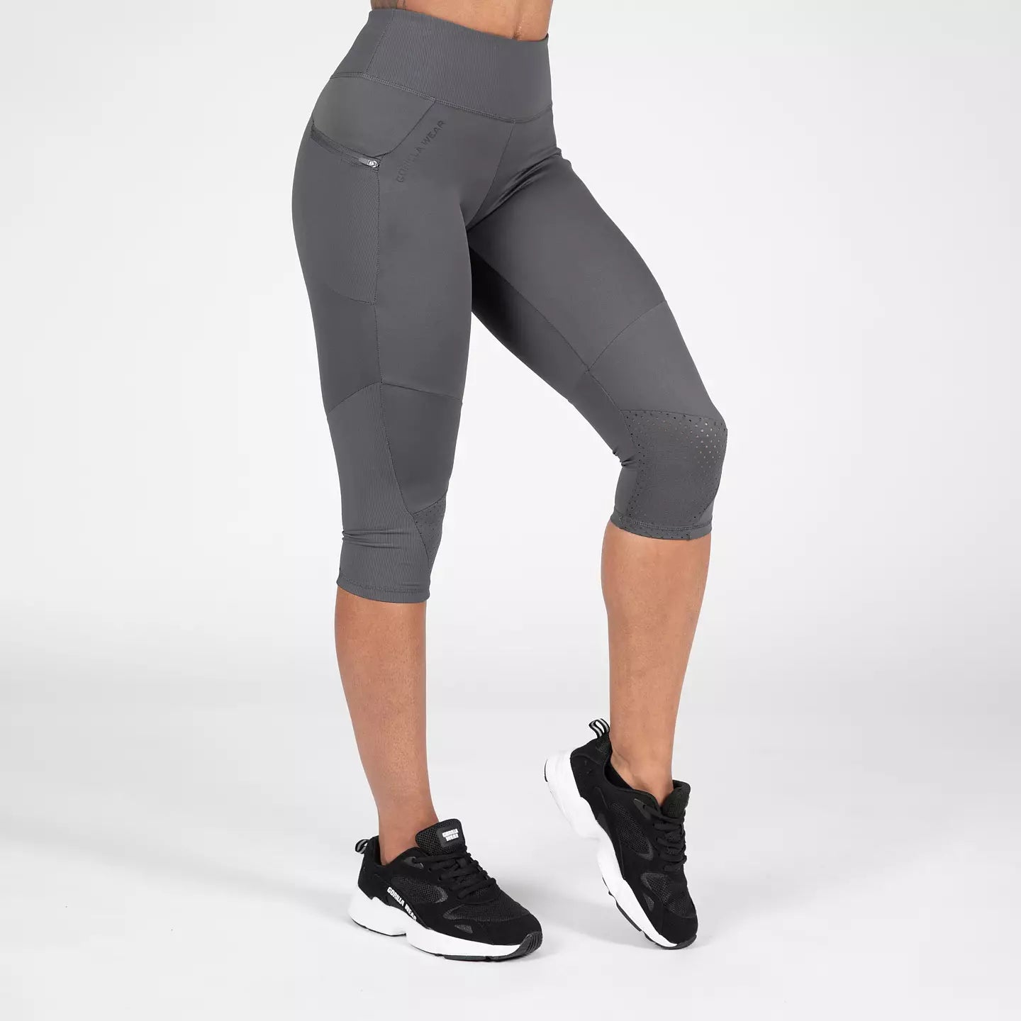 Gorilla Wear Monroe Cropped Leggings, grey