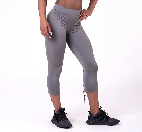 Nebbia Snörade 7/8 Tights - Metall