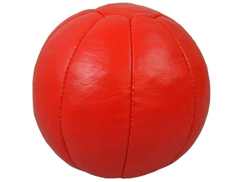 Phoenix Läder Medicinboll/Slamball 3 kg, röd, Ø= 20 cm