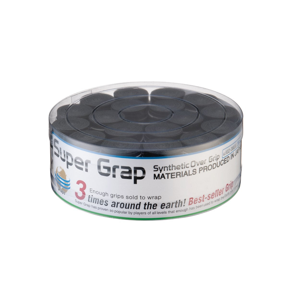 Yonex Wet Super Grap 36-Pack Box Svart