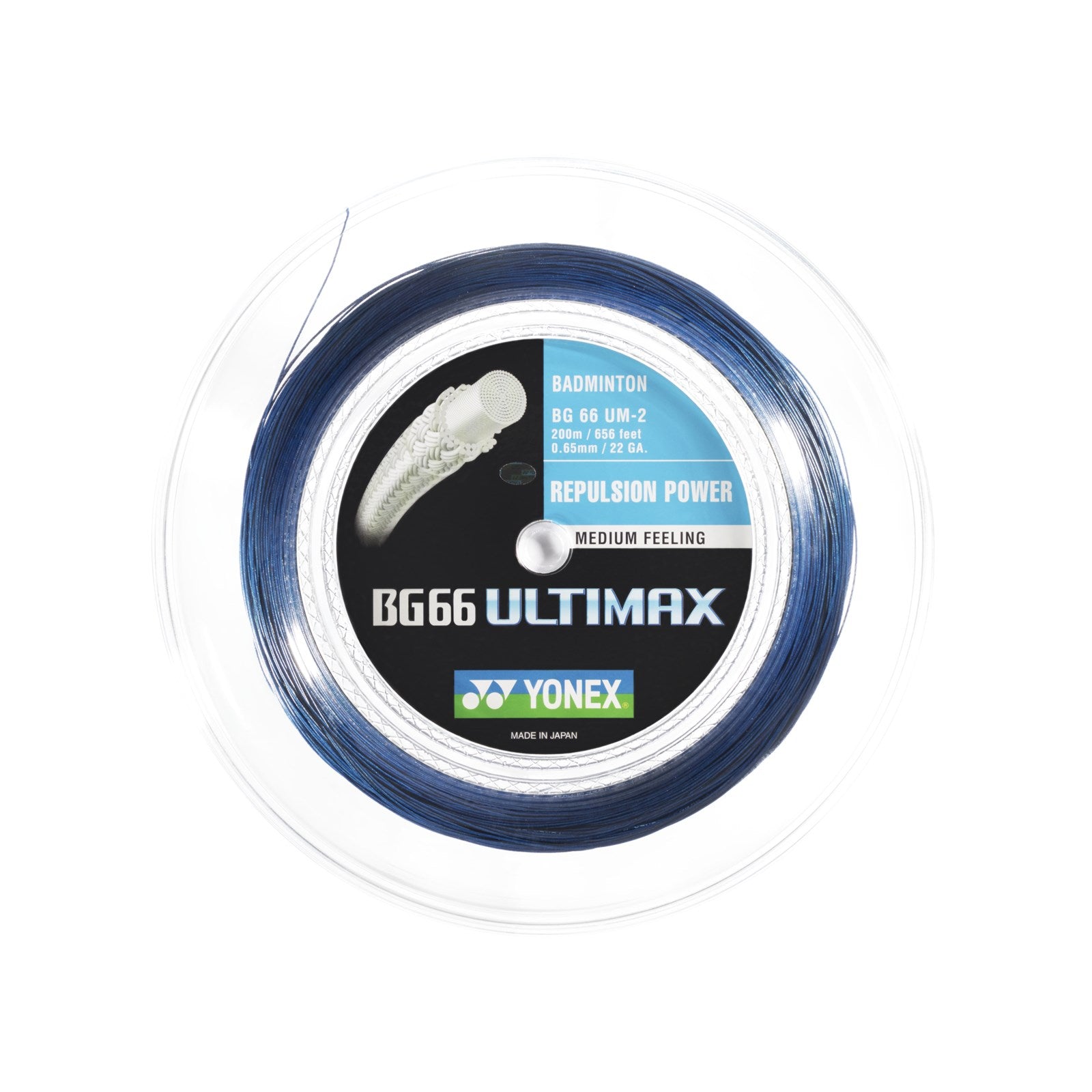 Yonex BG 66 Ultimax - 200M Pearl Navy Badmintonssträng