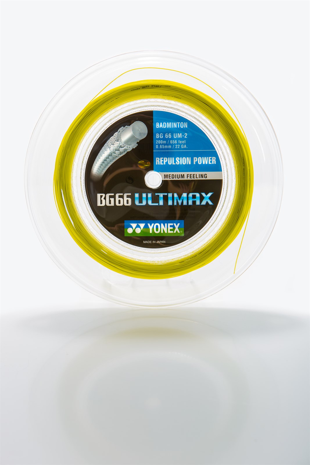 Yonex BG 66 Ultimax - 200M Gul Badmintonssträng