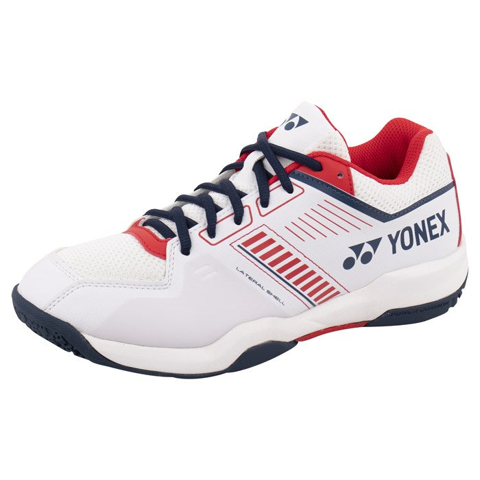 Yonex Strider Flow Wide Badmintonskor Herr - Vit/Röd