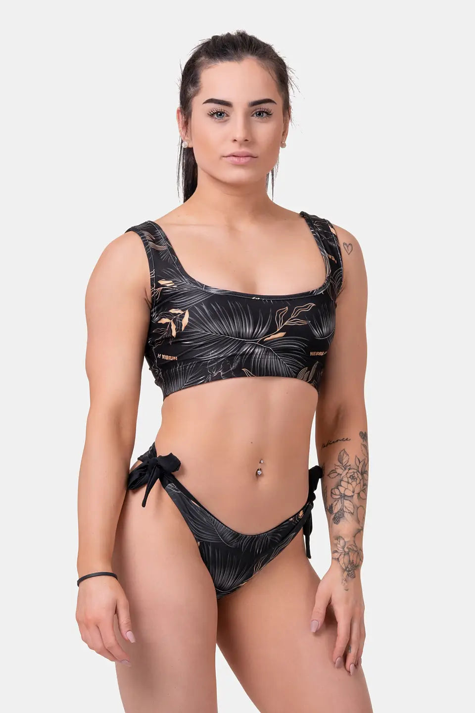 Nebbia Earth Powered Brasil Bikini - Vulkanisk Svart