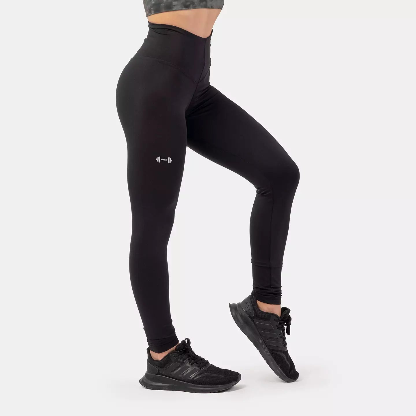 Nebbia Klassiska Högmidjade Prestanda Leggings - Svart