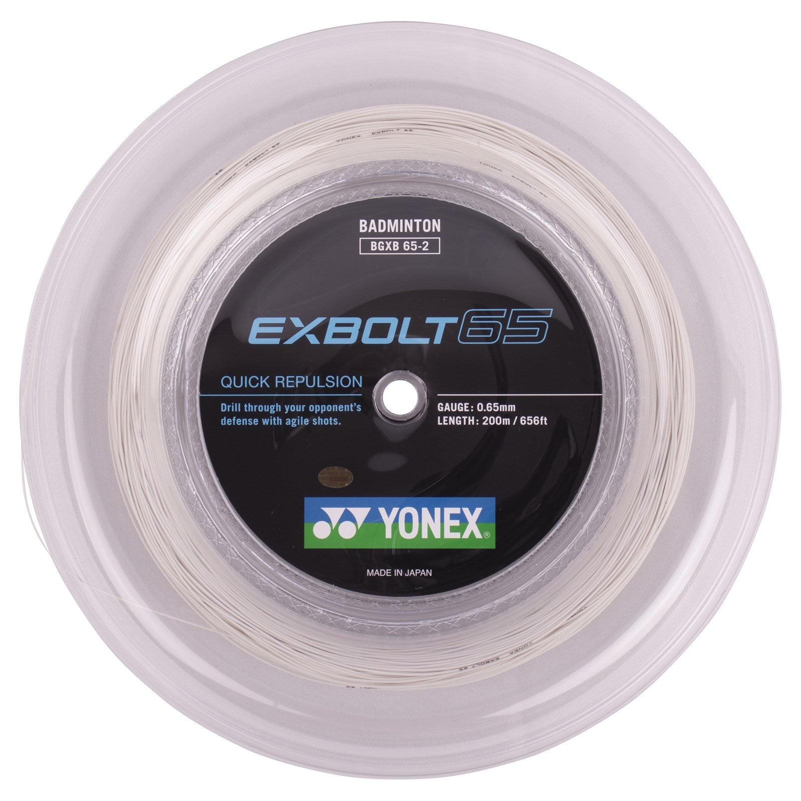 Yonex Exbolt 65 - 200M Badmintonssträng Vit