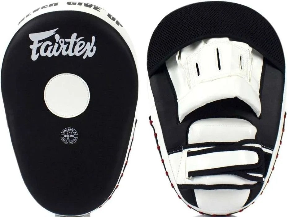 FAIRTEX FMV13 Hand mitts par, svart-vit