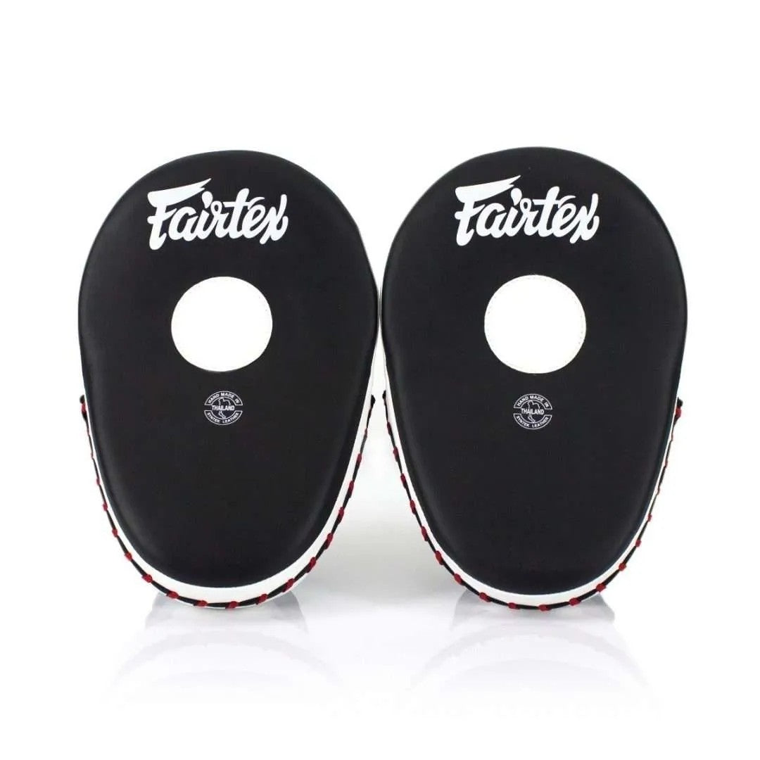 FAIRTEX FMV13 Hand mitts par, svart-vit