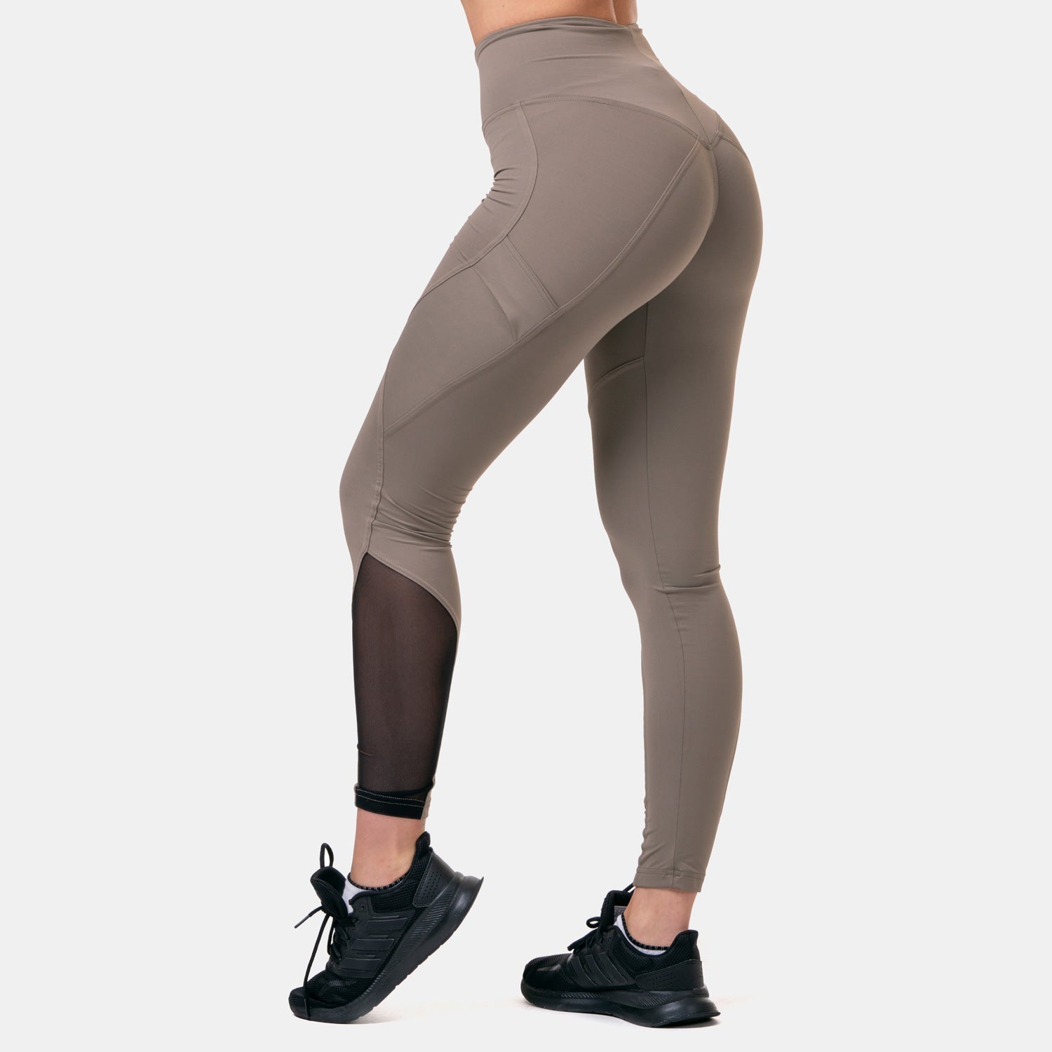 Nebbia Fit & Smart Högmidjade Tights - Mocha