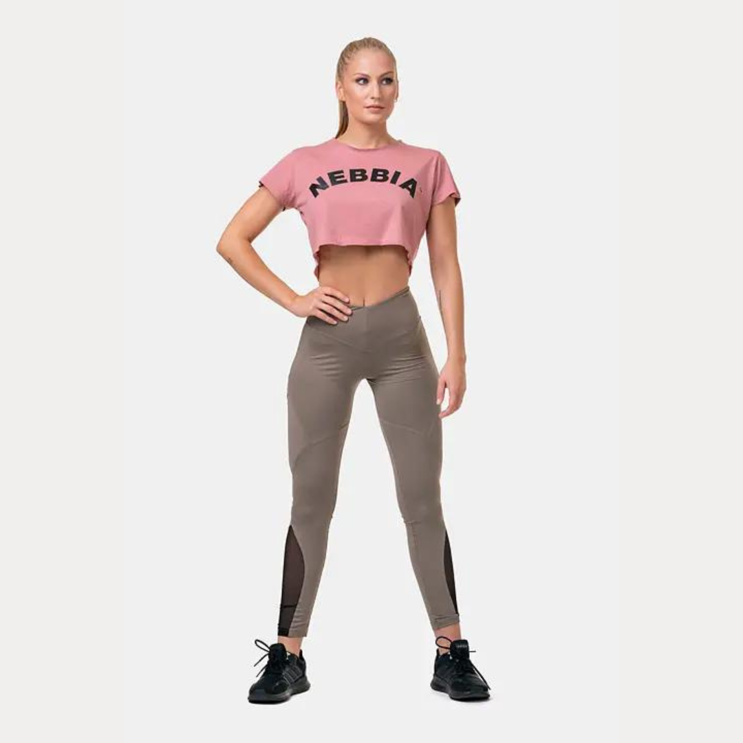 Nebbia Fit & Smart Högmidjade Tights - Mocha