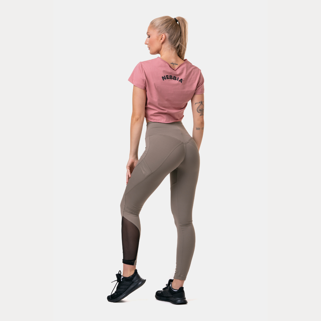 Nebbia Fit & Smart Högmidjade Tights - Mocha
