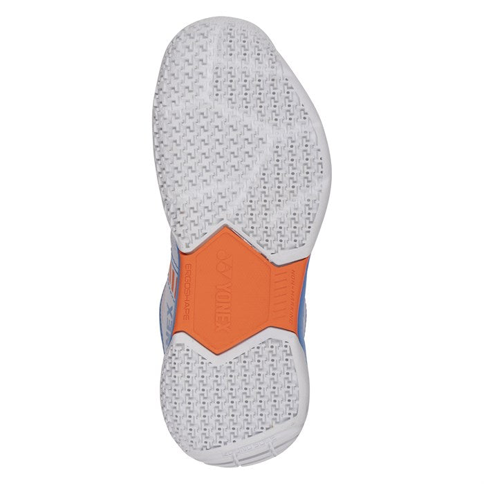 Yonex Strider Flow (Lace)  Badmintonskor Junior - Vit/Sky Blå