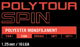 Yonex Polytour Spin 125 200m Tennissträng - Cobalt Blå