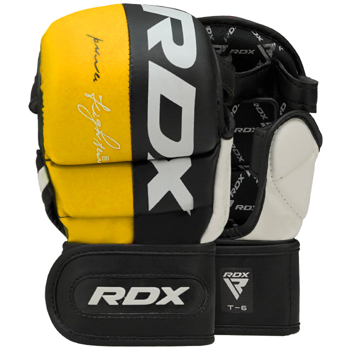 RDX Grappling Glove Rex T6 - Gul