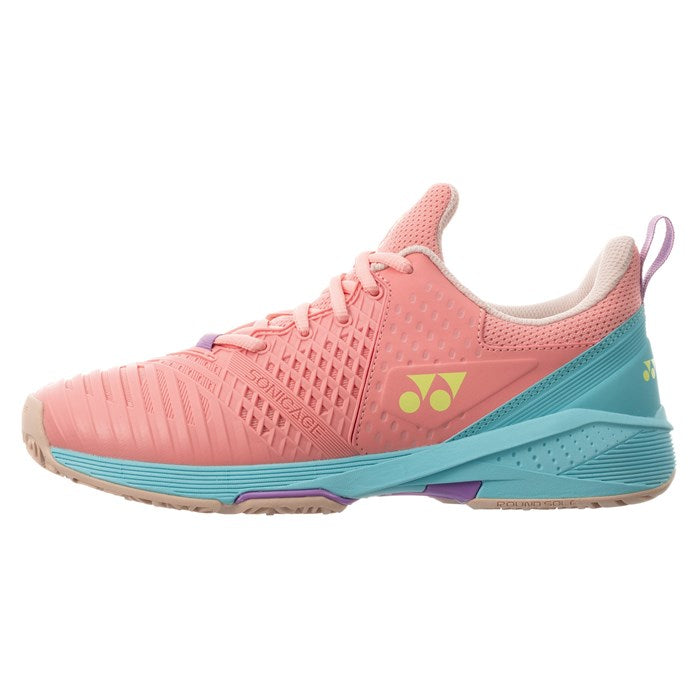 Yonex Sonicage 3 Clay Tennisskor Dam - Rosa/Saxe