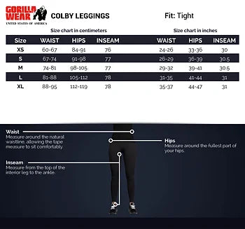 Gorilla Wear Colby Leggings, blue/pink