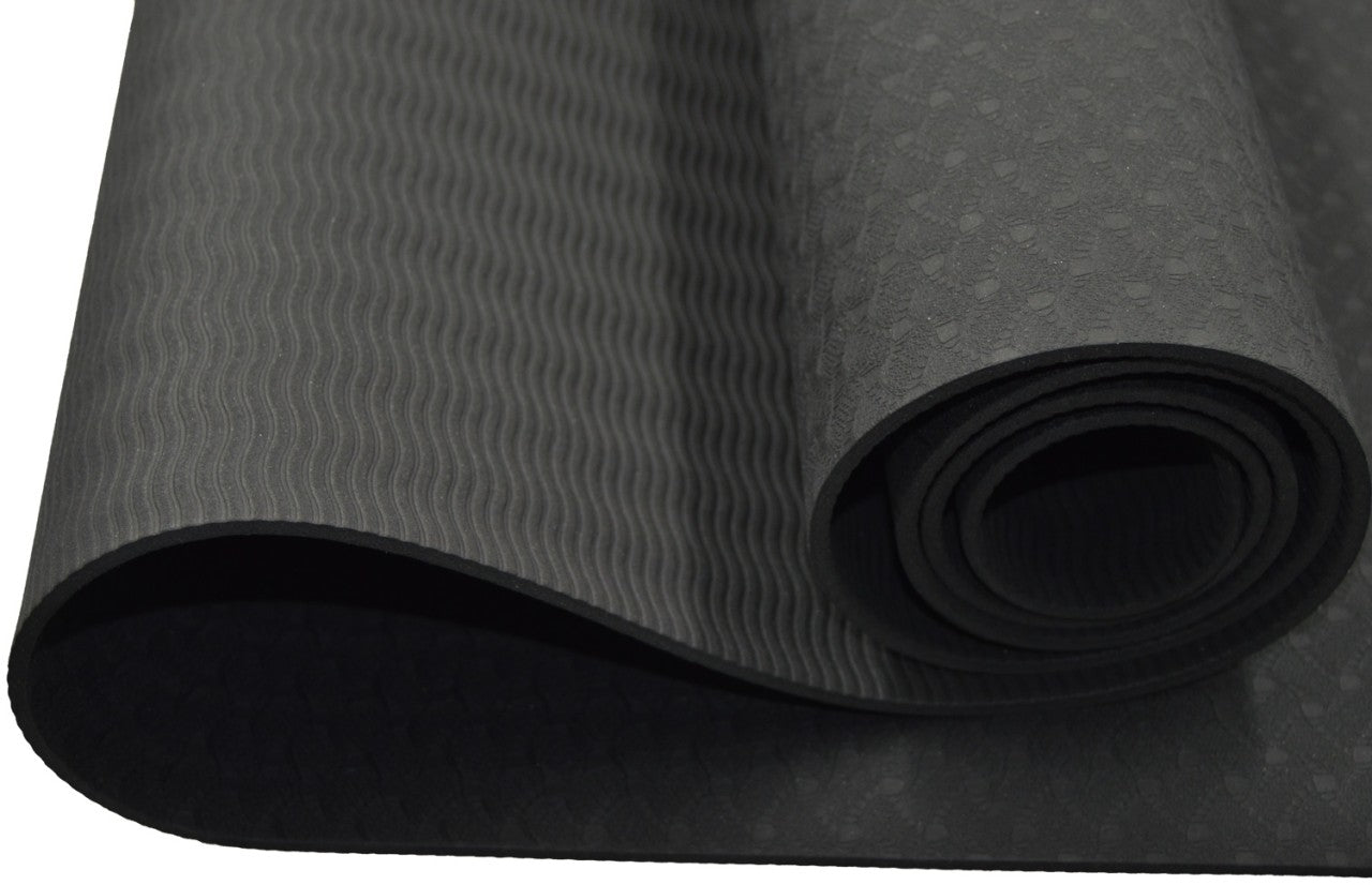 Phoenix Yogamatta svart 183 x 61 x 0,4 cm