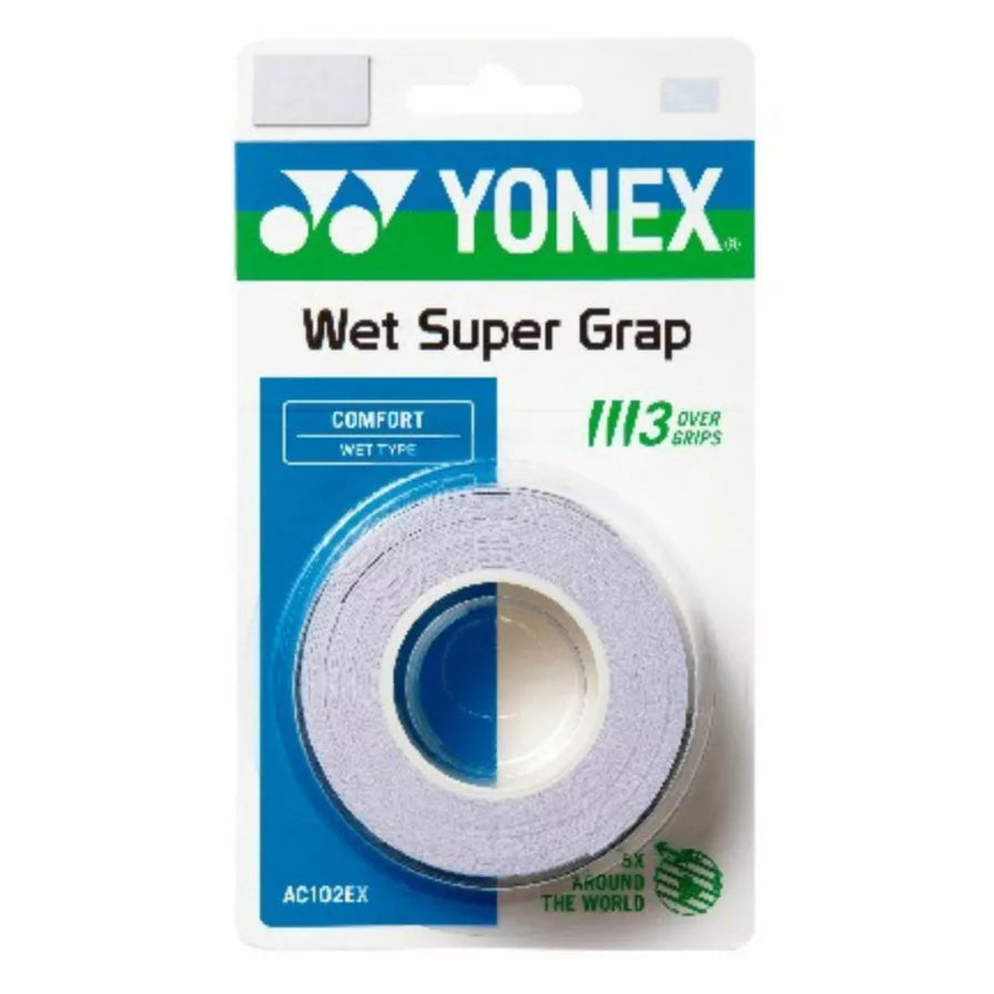 Yonex Wet Super Grap 3-Pack Ljuslila