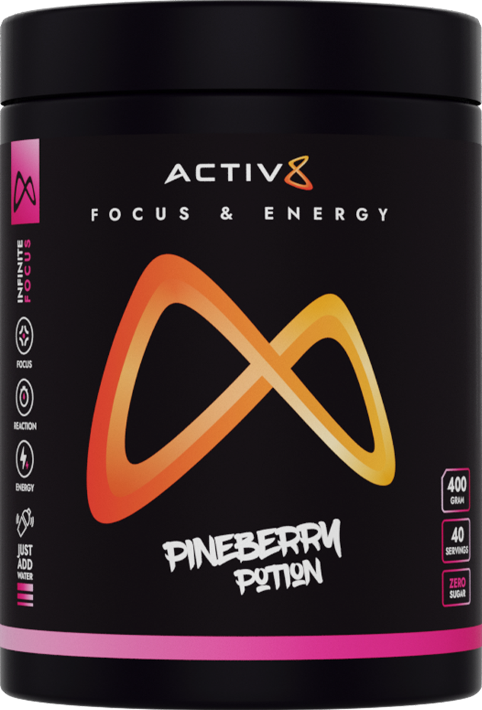 Activ8 Focus & Energi Dryck - 400 g - Pineberry Potion