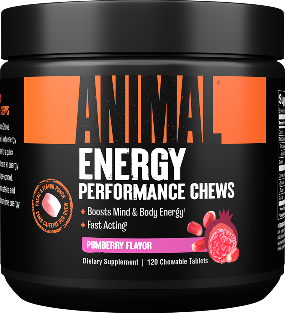 Animal Energy Chews - 60 tabletter - Pomberry