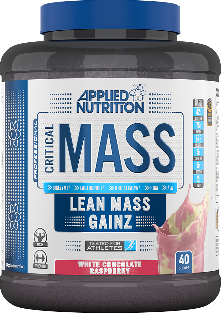 Applied Nutrition Critical Mass Professional - 2400 g - Vit Choklad Hallon