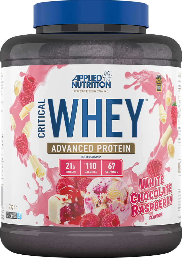 Applied Nutrition Critical Vassleprotein - 2000 g - Vit Choklad Hallon