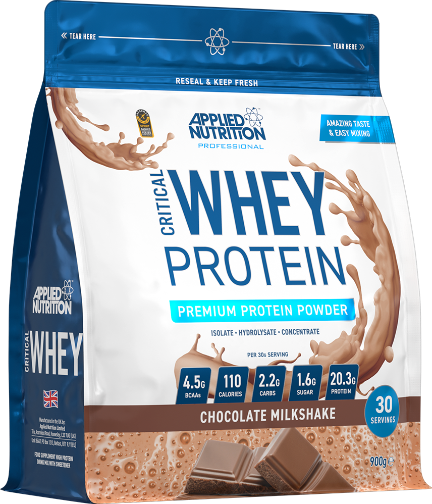 Applied Nutrition Critical Vassleprotein - 900 g - Choklad