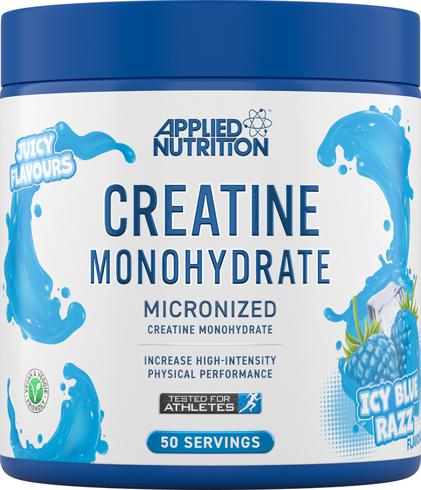 Applied Nutrition Smaksatt Kreatin Monohydrat - 250 g - Blå Hallon