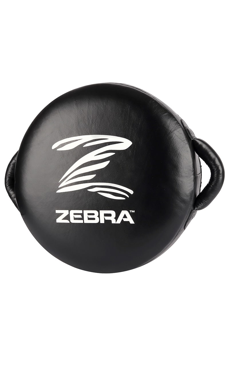 ZEBRA Big Round Pad, läder, svart