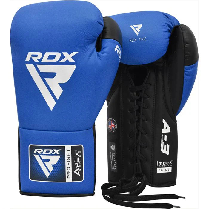 RDX Boxningshandskar Pro Fight Apex A3 - Blå