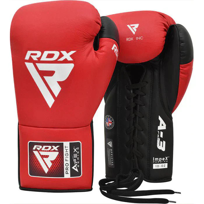 RDX Boxningshandskar Pro Fight Apex A3 - Röd