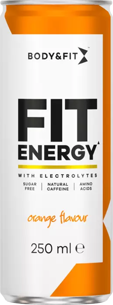 Body & Fit Fit Energy - 24 x 250 ml - Orange