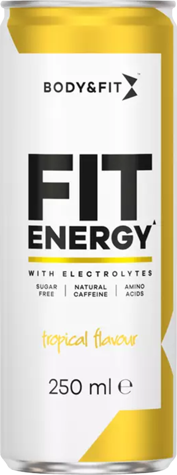 Body & Fit Fit Energy - 24 x 250 ml - Tropical