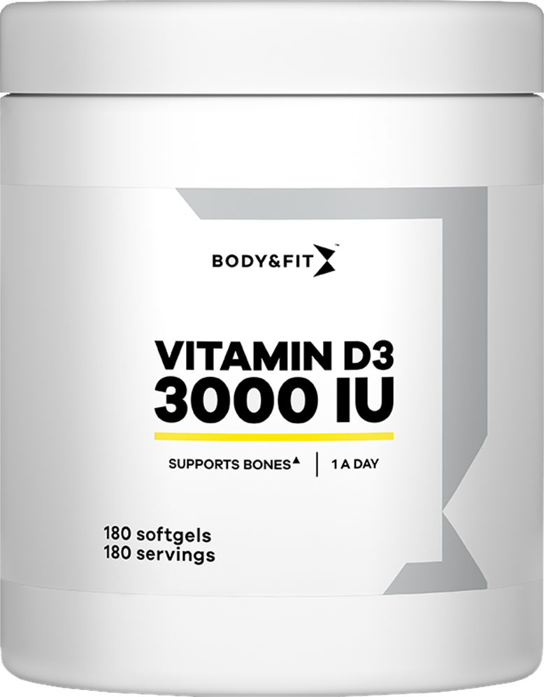 Body & Fit Vitamin D3 3000IU - 180 softgels