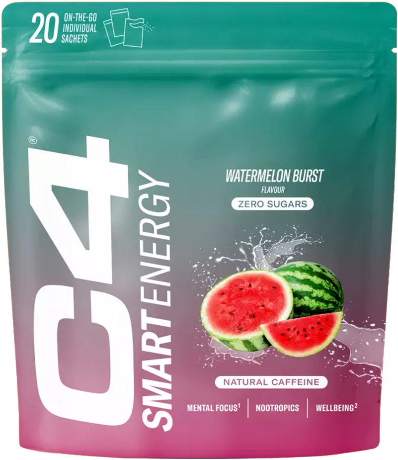 C4 Smart Energy Powder - 20 sachets - Watermelon Burst