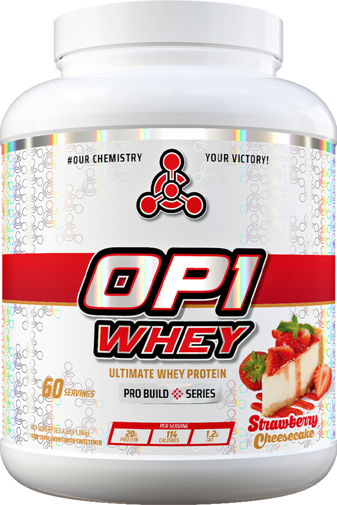 Chemical Warfare OP1 Whey - 1800 g - Strawberry Cheesecake