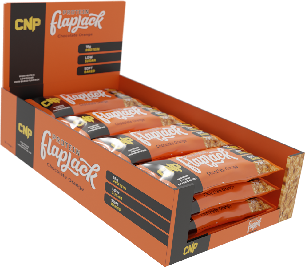 CNP Protein Flapjack - 12 x 75 g - Chocolate Orange