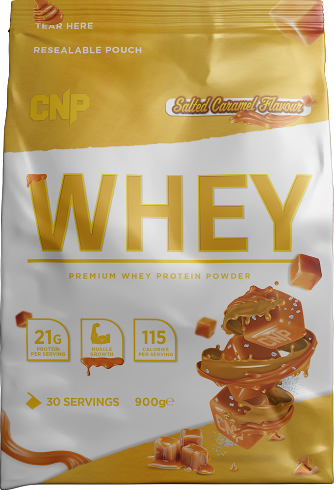 CNP Vassleprotein - 900 g - Saltad Karamell