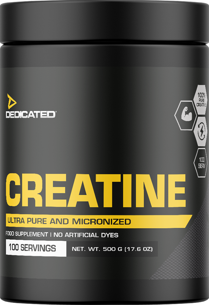 Dedicated Nutrition Premium Mikroniserat Kreatinmonohydrat – 500 g